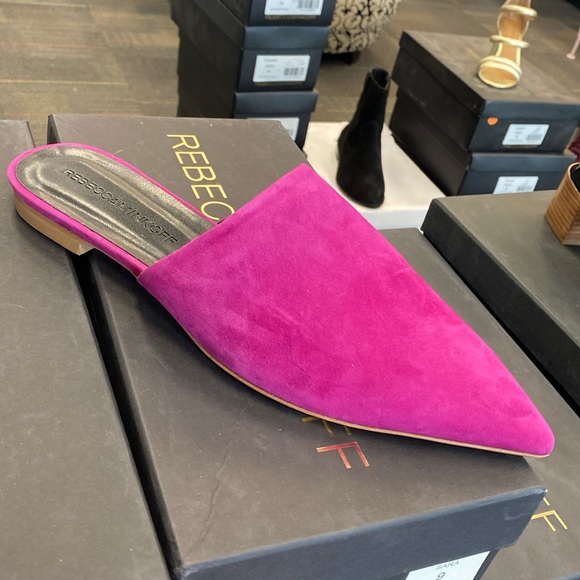 Rebecca Minkoff Shoes - Rebecca Minkoff Sara Pink Fuschia Mules New